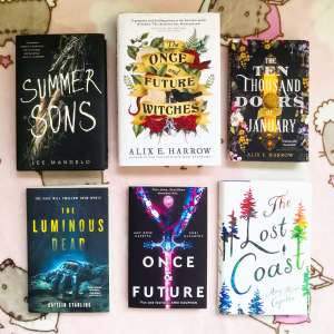 book covers of new favourites